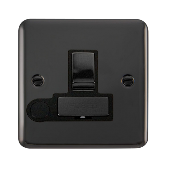 DPBN551BK Deco Plus 13A Ingot DP Switched Fused Co