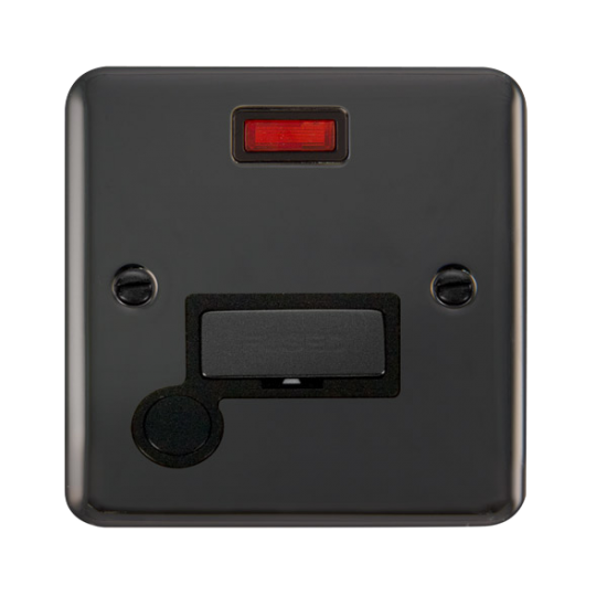 DPBN553BK Deco Plus 13A Ingot Fused Connection Uni