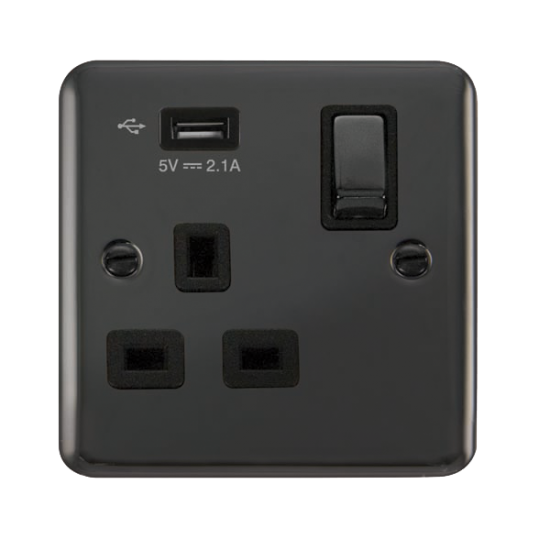 DPBN571UBK Deco Plus 1G SKT USB 2.1A DP