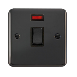 DPBN723BK Deco Plus 20A Ingot DP Switch With Neon