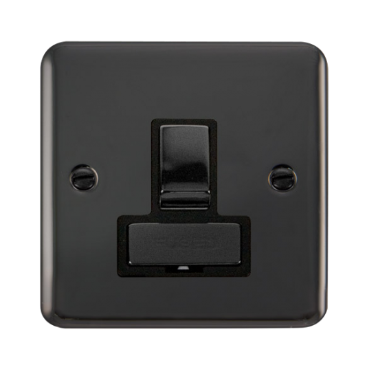 DPBN751BK Deco Plus 13A Ingot DP Switched Fused Co