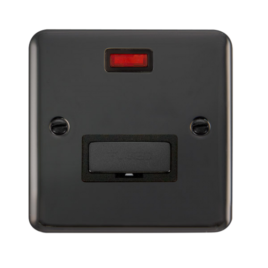 DPBN753BK Deco Plus 13A Ingot Fused Connection Uni
