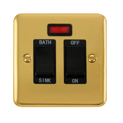 DPBR024BK Deco Plus 20A DP Sink/Bath Switch With N