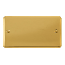 DPBR061 Deco Plus 2 Gang Blank Plate