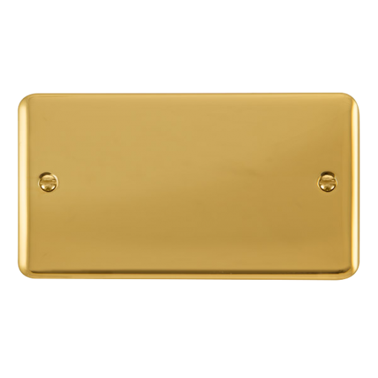 DPBR061 Deco Plus 2 Gang Blank Plate