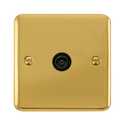 DPBR065BK Deco Plus Single Coaxial Outlet
