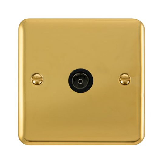 DPBR065BK Deco Plus Single Coaxial Outlet