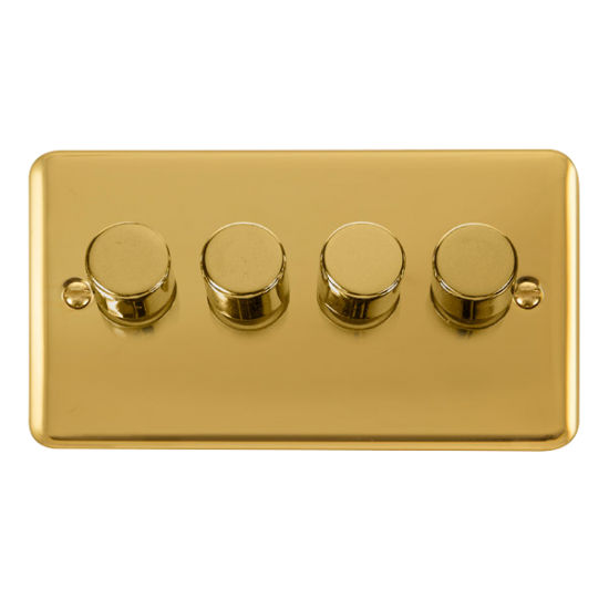 DPBR164 Deco Plus DPBR 4GANG 2WAY 75W LED DIMMER S