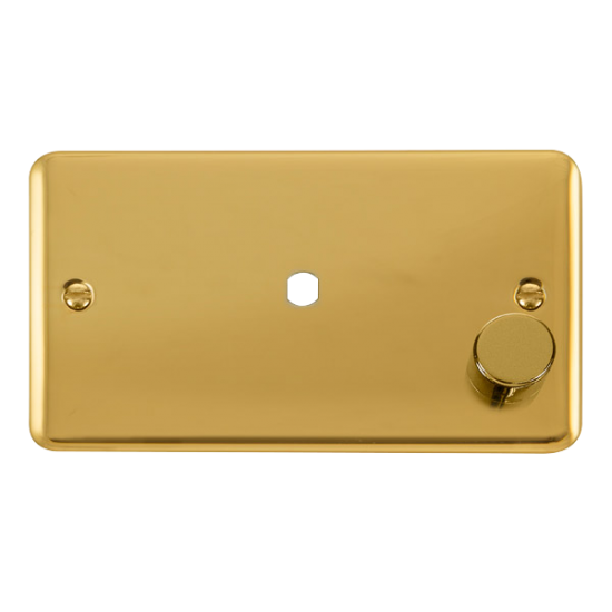 DPBR185 Deco Plus 2 Gang Dimmer Plate & Knob (630W