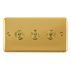 DPBR423 Deco Plus 10AX 3 Gang 2 Way Toggle Switch