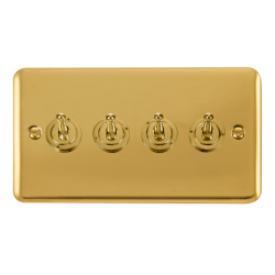 DPBR424 Deco Plus 10AX 4 Gang 2 Way Toggle Switch