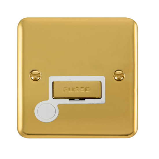 DPBR550WH Deco Plus 13A Ingot Fused Connection Uni