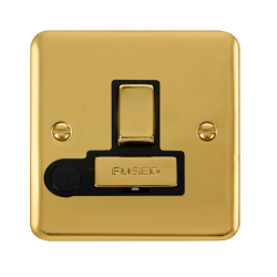 DPBR551BK Deco Plus 13A Ingot DP Switched Fused Co
