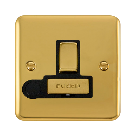 DPBR551BK Deco Plus 13A Ingot DP Switched Fused Co