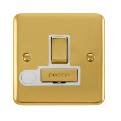 DPBR551WH Deco Plus 13A Ingot DP Switched Fused Co