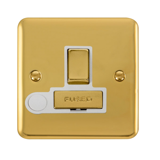 DPBR551WH Deco Plus 13A Ingot DP Switched Fused Co