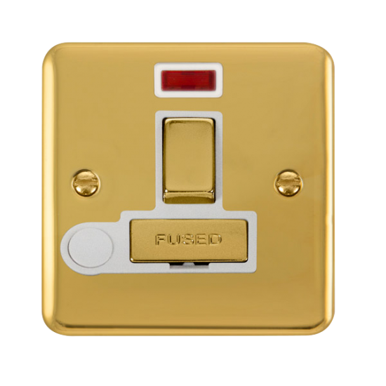 DPBR552WH Deco Plus 13A Ingot DP Switched Fused Co