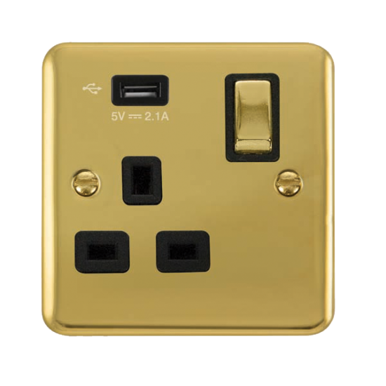 DPBR571UBK Deco Plus 1G SKT USB 2.1A DP