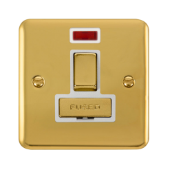 DPBR752WH Deco Plus 13A Ingot DP Switched Fused Co
