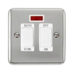 DPCH024WH Deco Plus 20A DP Sink/Bath Switch With N