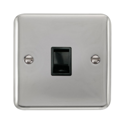DPCH115BK Deco Plus Single RJ11 (Irish/US) Outlet