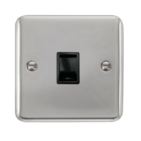 DPCH115BK Deco Plus Single RJ11 (Irish/US) Outlet