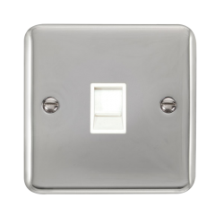 DPCH115WH Deco Plus Single RJ11 (Irish/US) Outlet
