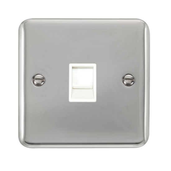 DPCH115WH Deco Plus Single RJ11 (Irish/US) Outlet