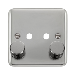 DPCH152PL Deco Plus 1 Gang Dimmer Plate & Knobs (8