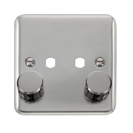 DPCH152PL Deco Plus 1 Gang Dimmer Plate & Knobs (8