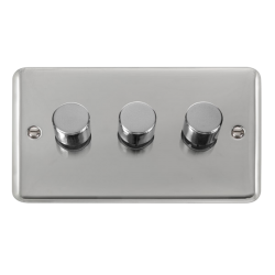 DPCH153 Deco Plus 3 Gang 2 Way 400Va Dimmer Switch
