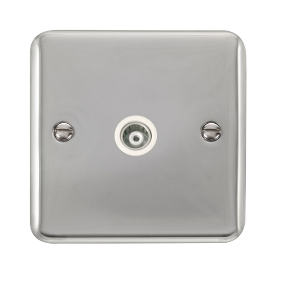 DPCH158WH Deco Plus Single Isolated Coaxial Outlet