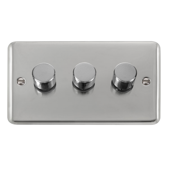 DPCH163 Deco Plus DPCH 3GANG 2WAY 100W LED DIMMER