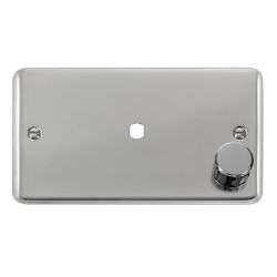 DPCH185 Deco Plus 2 Gang Dimmer Plate & Knob (630W