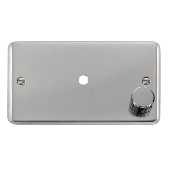 DPCH185 Deco Plus 2 Gang Dimmer Plate & Knob (630W