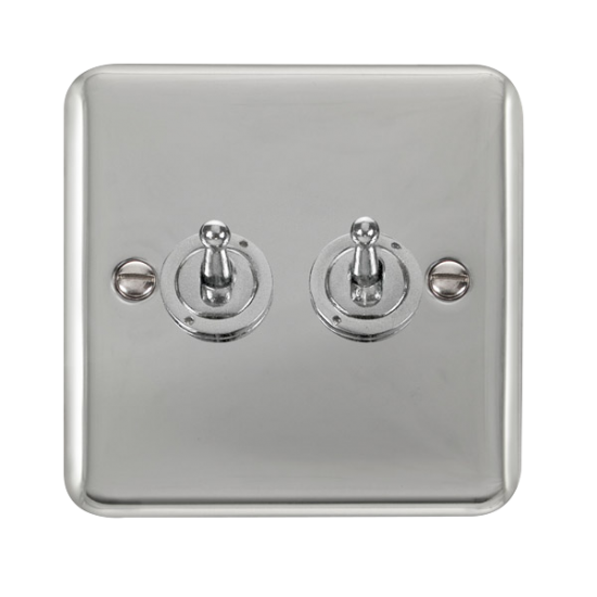 DPCH422 Deco Plus 10AX 2 Gang 2 Way Toggle Switch