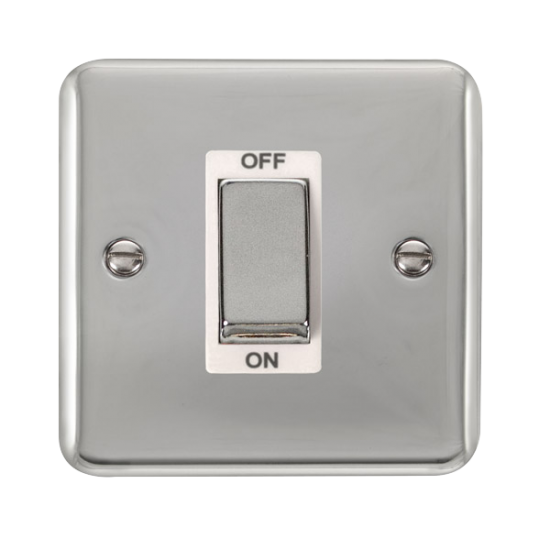 DPCH500WH Deco Plus 45A Ingot 1 Gang DP Switch