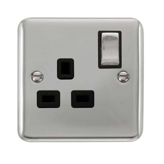 DPCH535BK Deco Plus 13A Ingot 1 Gang DP Switched S