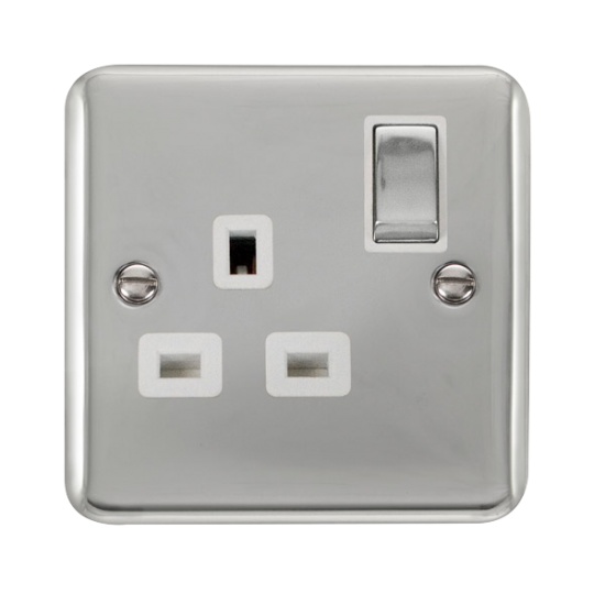 DPCH535WH Deco Plus 13A Ingot 1 Gang DP Switched S