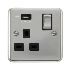 DPCH571UBK Deco Plus 1G SKT USB 2.1A DP