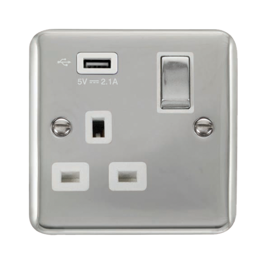 DPCH571UWH Deco Plus 1G SKT USB 2.1A DP
