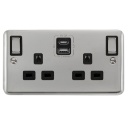 DPCH586BK Deco Plus 2G 13A SW SKT 4.2A A&C USB ING