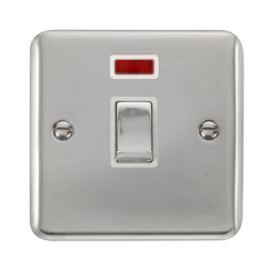 DPCH723WH Deco Plus 20A Ingot DP Switch With Neon
