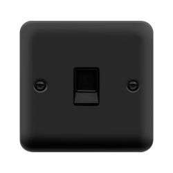 DPMB115BK Deco Plus SINGLE RJ11 TP SKT MB