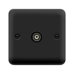 DPMB158BK Deco Plus ISO COAX SKT SINGLE MB