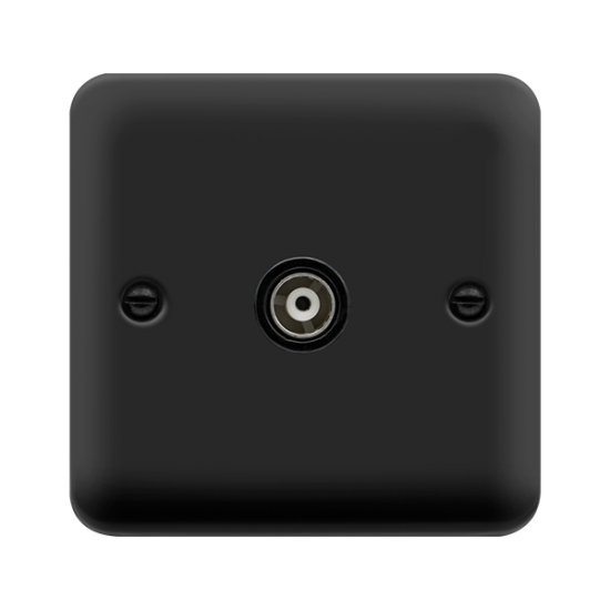 DPMB158BK Deco Plus ISO COAX SKT SINGLE MB