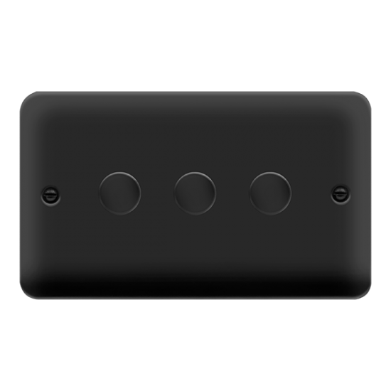 DPMB163 Deco Plus 3GANG 2WAY 0-100W LED DIMMER SWI