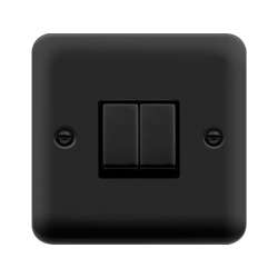 DPMB412BK Deco Plus 10A 2G 2WAY SW MB