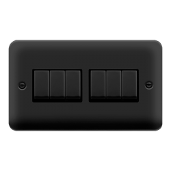 DPMB416BK Deco Plus 10A 6G 2WAY SW MB