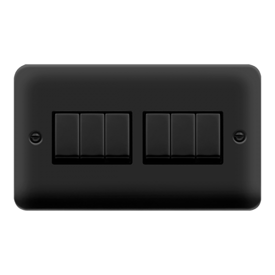 DPMB416BK Deco Plus 10A 6G 2WAY SW MB
